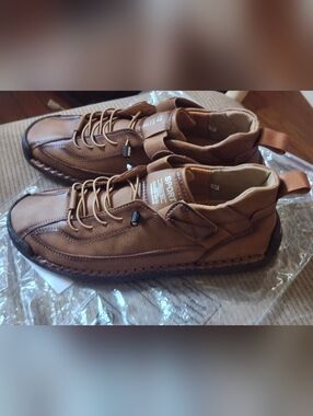 Sport Leather* Brown Bungee Laces Slip-On Loafers